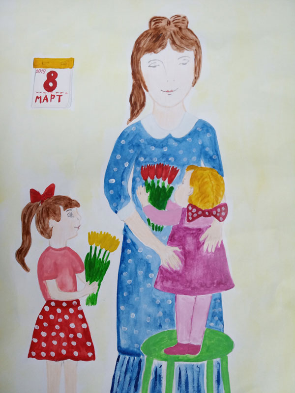 Могилевская областная нотариальная палата подвела итоги конкурса детского рисунка «Букет к 8 марта»