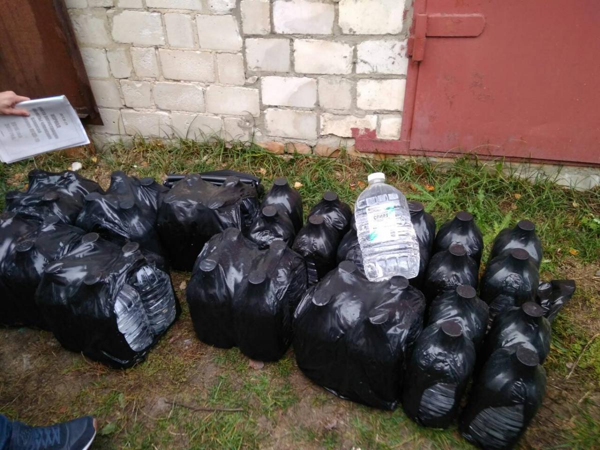 Спирт и водку без акцизов изъяли в Бобруйске и Могилевском районе
