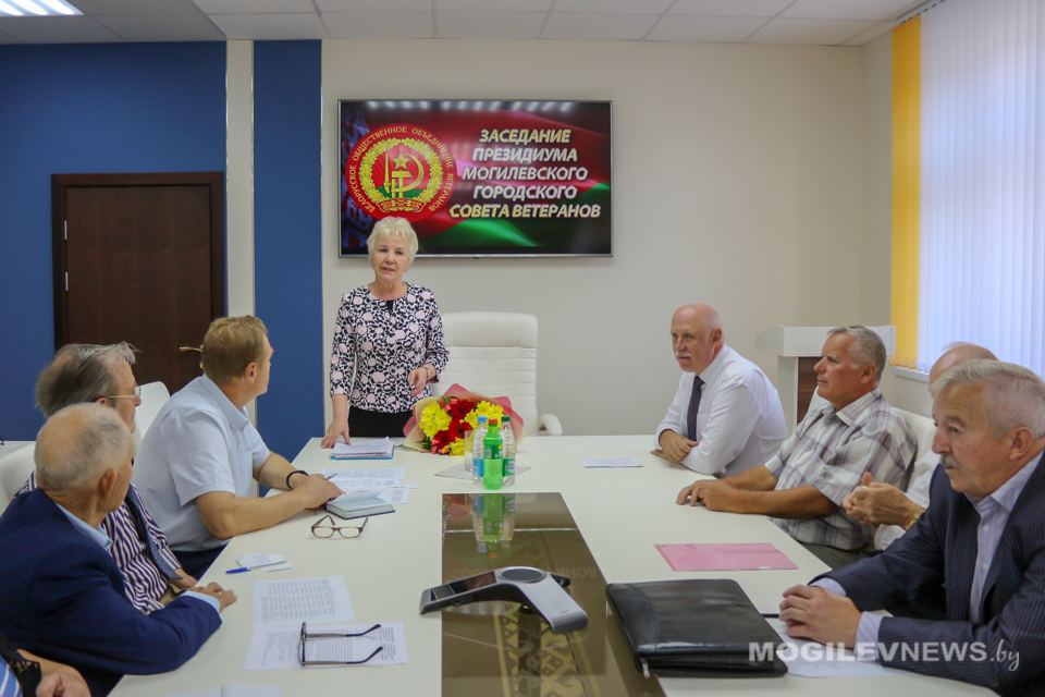 Заседание Президиума городского Совета ветеранов прошло в Могилеве. Фото