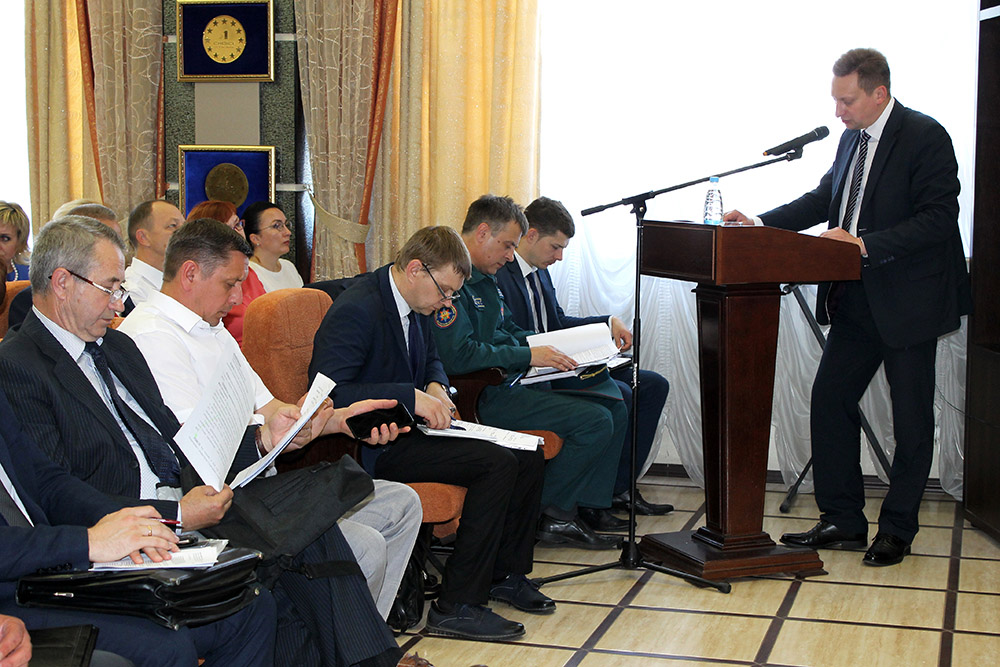 Выездное заседание комиссии по профилактике производственного травматизма состоялось в Могилеве. Фото