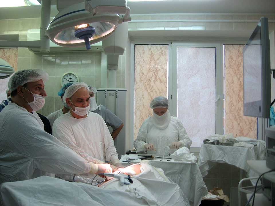 Московские хирурги-урологи провели мастер-класс в Могилевской областной больнице