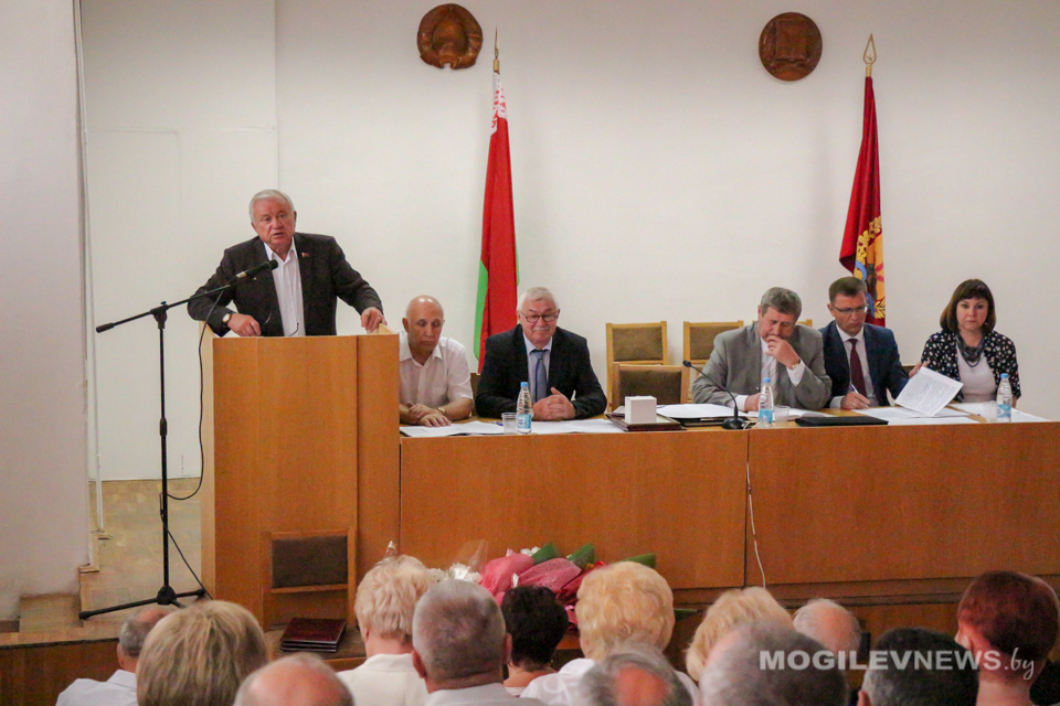 Пленум областной организации ветеранов прошел в Могилеве. Фото