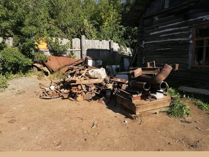 7,5 т лома черного металла изъяли у жителя Кричева