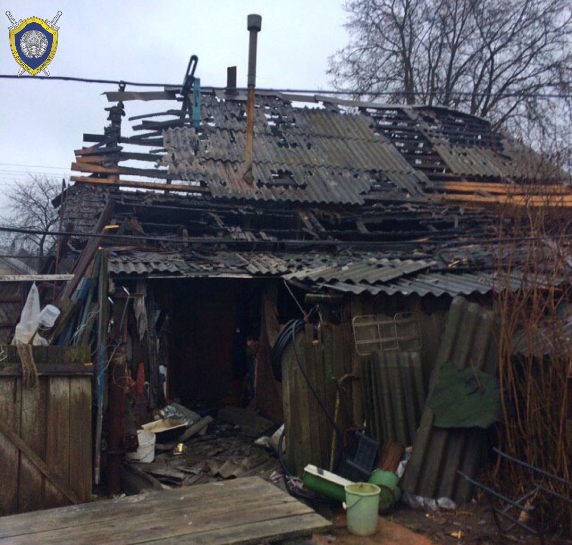 Мать и сын погибли при пожаре в Шклове