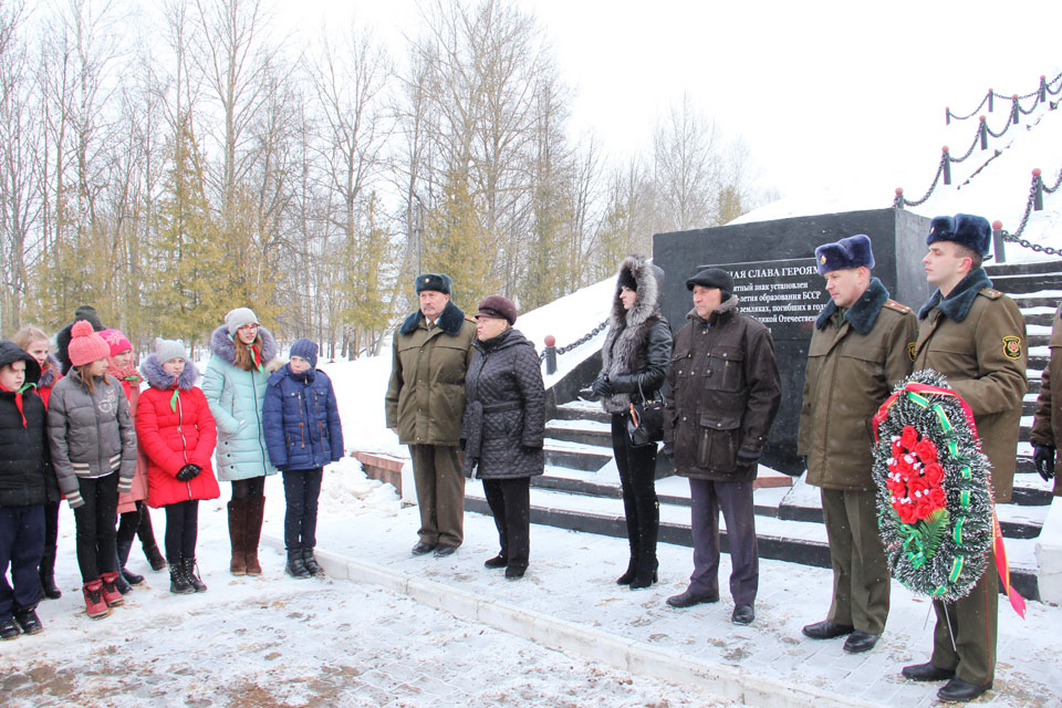 Автопробег ко Дню защитников Отечества провели в Кричевском районе