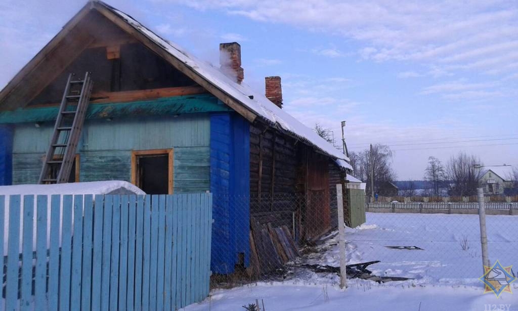 В Быховском районе на пожаре погиб мужчина
