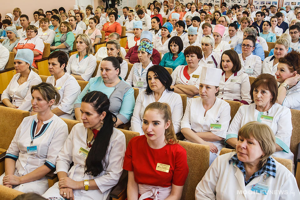 Председатель Могоблисполкома провел ЕДИ в Могилевской облбольнице. Фото
