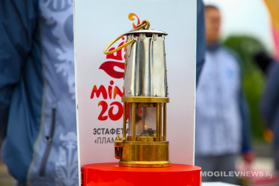 «Пламя мира» II Европейских игр прибыло в Александрию. Видео