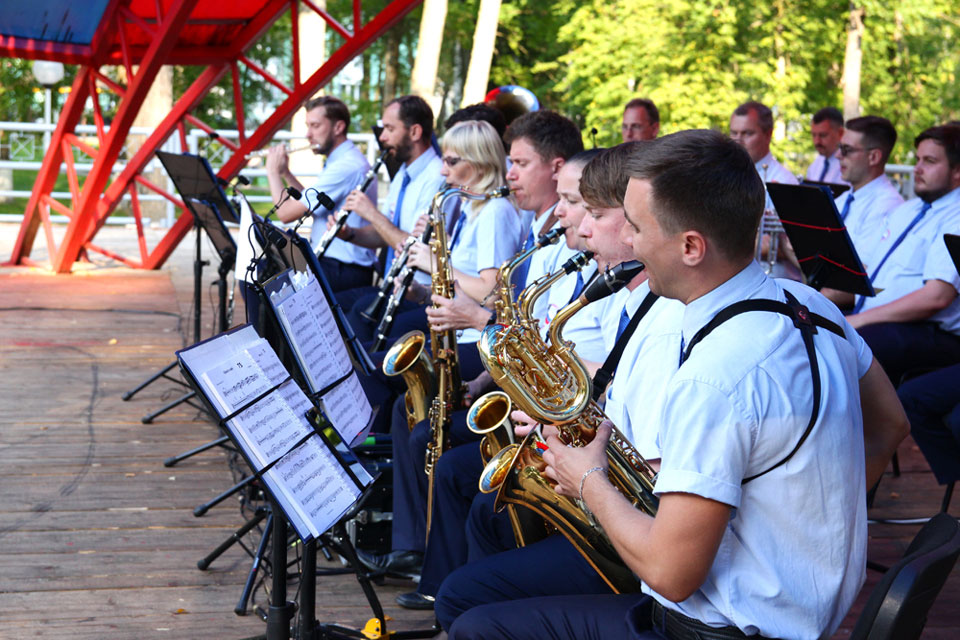В Климовичах выступил   Нижегородский губернский оркестр