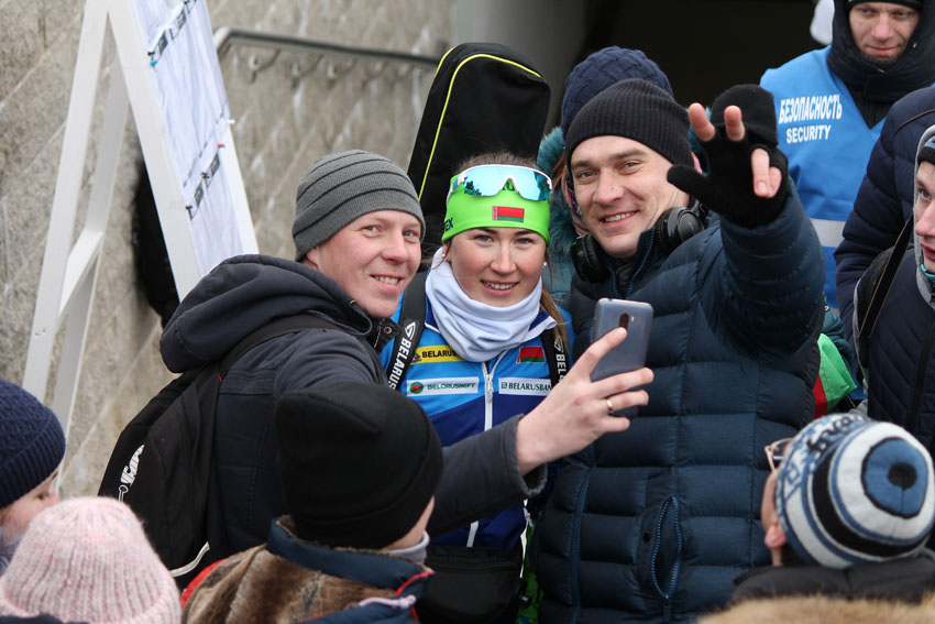 Жители Чаус побывали на Чемпионате Европы по биатлону