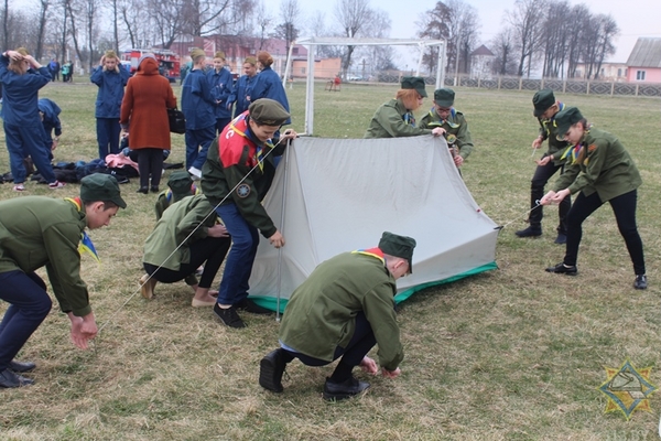 Районный слет юных спасателей-пожарных прошел в Быхове. Фото