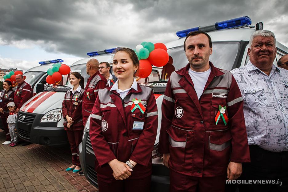 Автопарк станции скорой медицинской помощи Могилева пополнился новыми машинами