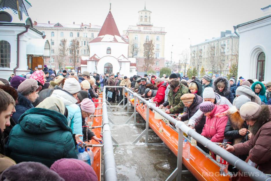 Расписание богослужений и освящения воды в храмах Могилева и Бобруйска 18-19 января