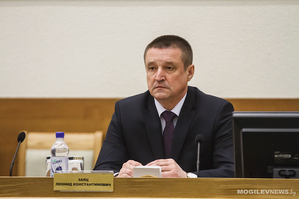 Могилевский облсовет утвердил Зайца на должность председателя облисполкома. Фото