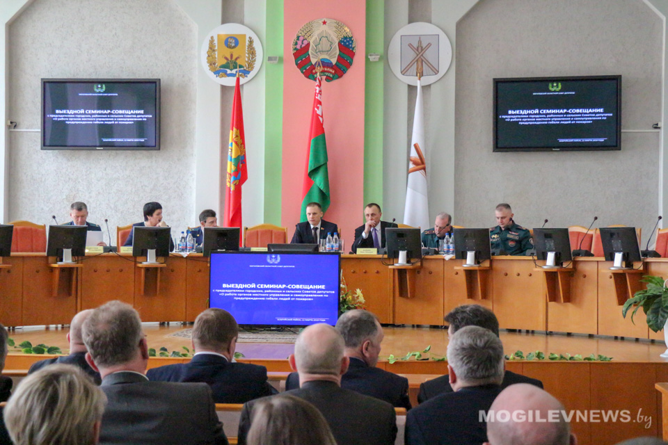 Семинар по пожарной безопасности прошел в Бобруйском районе. Фото