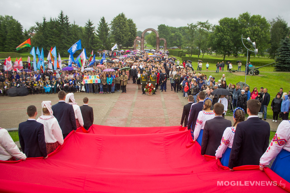 Митинг ко Дню Независимости Республики Беларусь прошел в Могилеве. Фото