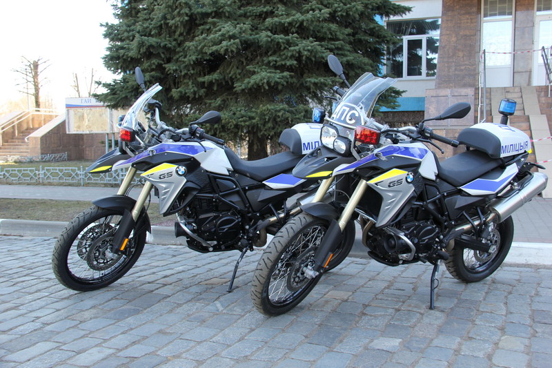 У ГАИ Могилева появились два новых мотоцикла BMW