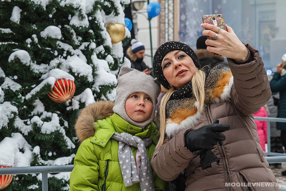 Могилевчане приняли участие в праздничных предновогодних мероприятиях. Фото