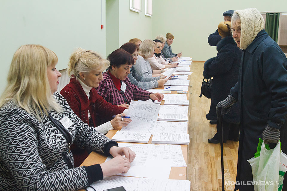 К 14:00 в Могилевской области проголосовали 58,91% избирателей