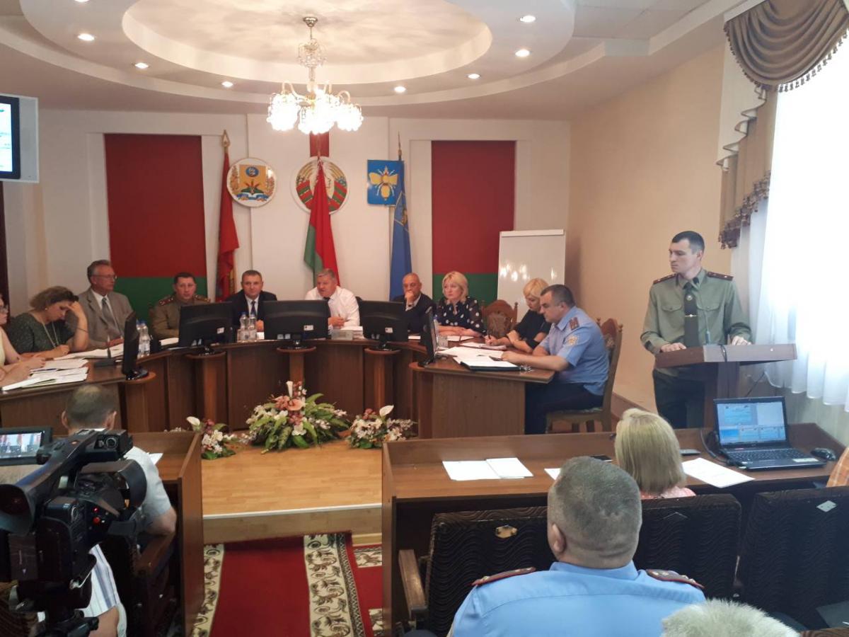 Заместитель министра по чрезвычайным ситуациям с рабочим визитом посетил Климовичский район