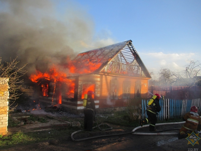 При пожаре в Могилеве погиб мужчина