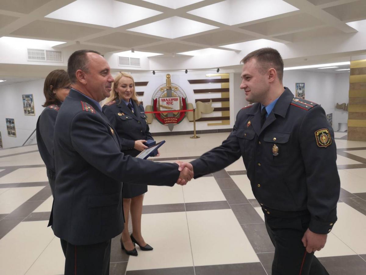 Оперативник из Могилева занял второе место на республиканском конкурсе профмастерства среди сотрудников угро