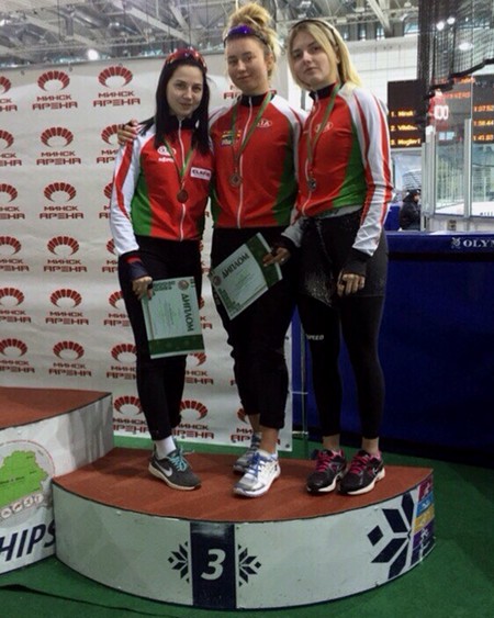 Могилевские спортсмены заняли второе место в командном зачете на первенстве Беларуси по конькобежному спорту