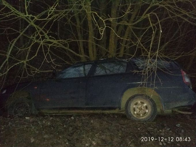 В Быховском районе Daewoo въехал в дерево, пассажир в больнице