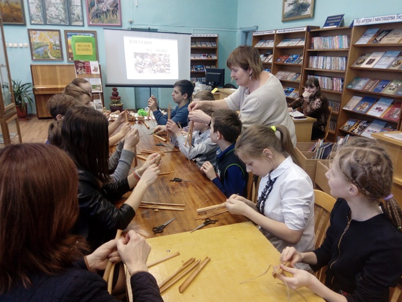 Мастер-класс по лозоплетению прошел в Бобруйске