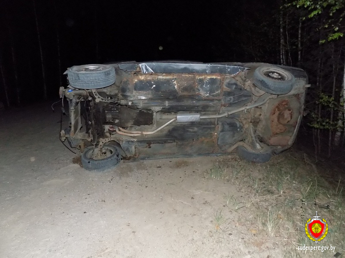 В Кличевском районе в ДТП погиб могилевчанин - автомобиль опрокинулся и придавил водителя