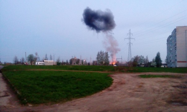 В Могилеве из-за пожара на подстанции в домах в Ленинском районе отсутствовали электричество и вода