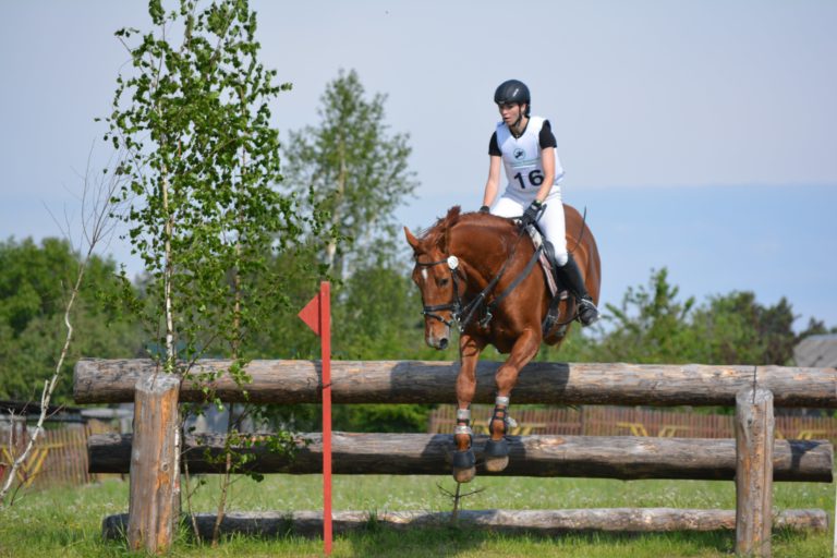 Могилевская всадница завоевала «бронзу» на международных соревнованиях по конному троеборью