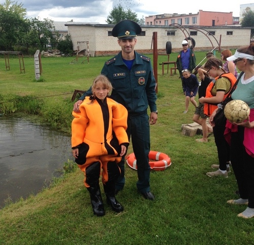 Лагерь «Юный спасатель» проведен в Кличеве