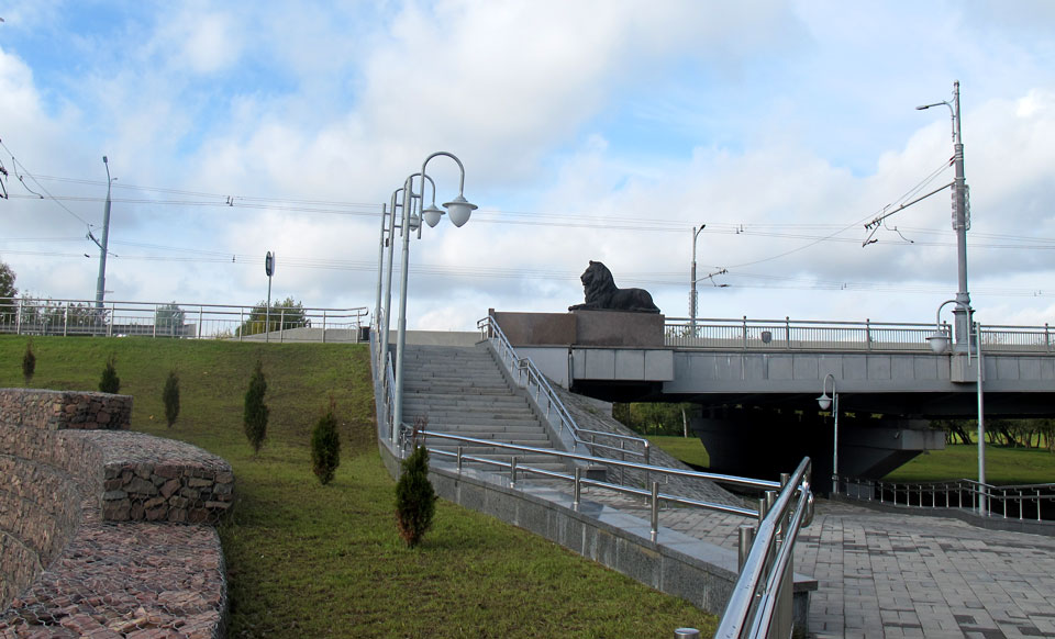 Началось строительство лестничного спуска к Днепру в Могилеве