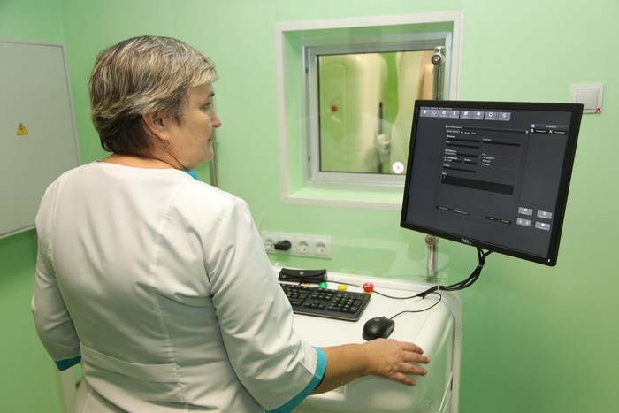 Новый рентгеновский маммограф открыли в Бобруйском онкодиспансере