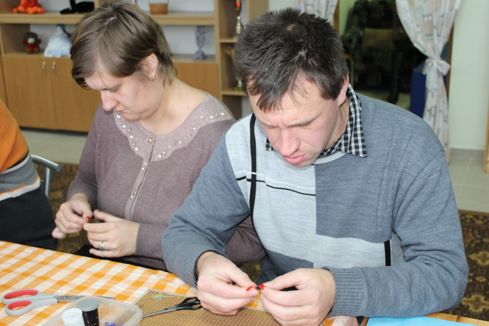 Отделение дневного пребывания для инвалидов Центра соцзащиты Могилева переселилось в новое помещение. Фото