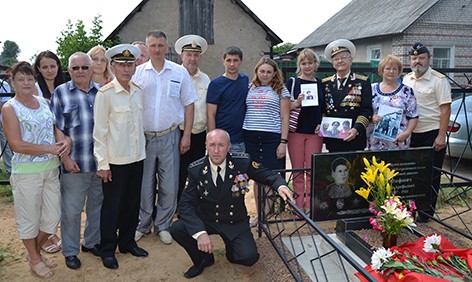 Памятник комполка, погибшему при освобождении Быхова установили в райцентре