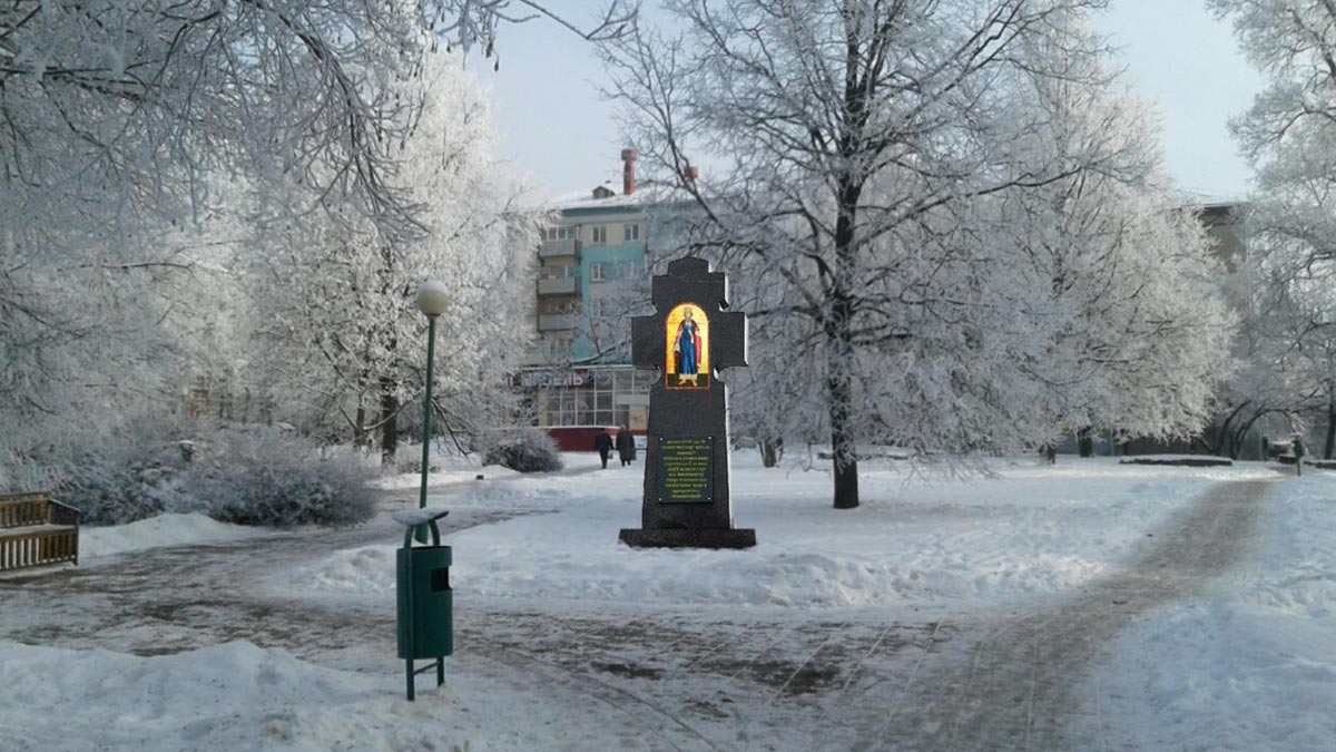 Поклонный крест планируется установить в сквере на проспекте Мира в Могилеве