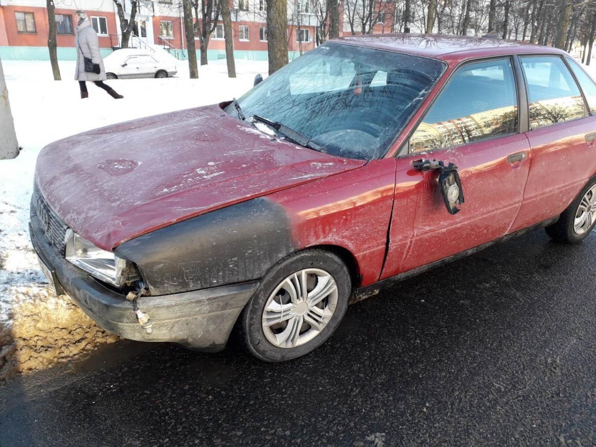 «Ауди»  в Могилеве на пешеходном  переходе сбил девушку