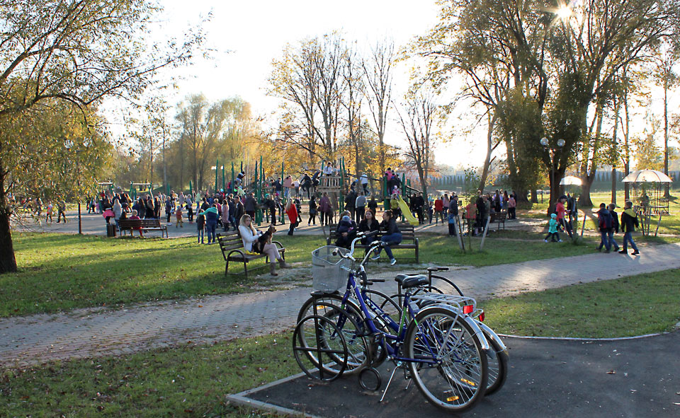 В парке в Подниколье Могилева благоустроят территорию вдоль Днепра