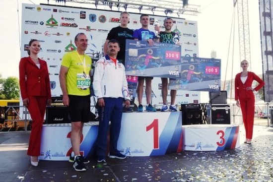 Представители Могилевской области завоевали награды Минского полумарафона