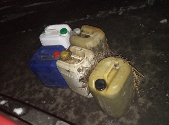 Окрашенное дизтопливо изъяли у водителя в Бобруйском районе