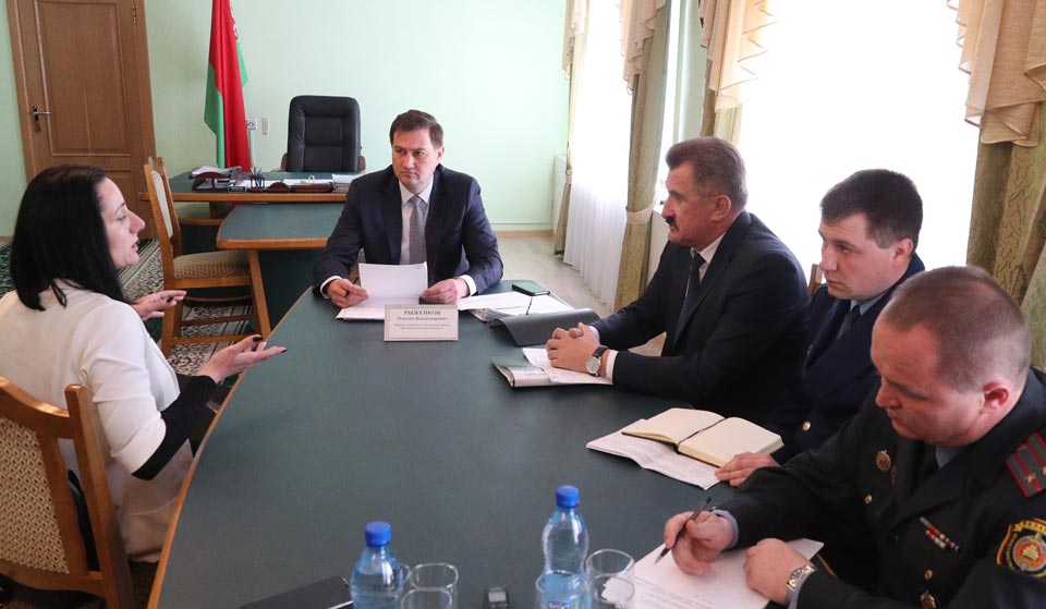 Первый замглавы Администрации Президента провел личный прием в Глуске