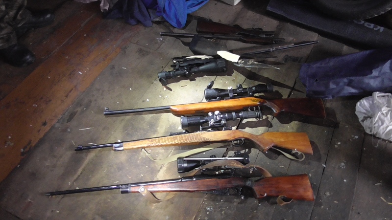 Огнестрельное оружие и патроны  изъяты в Дрибинском районе