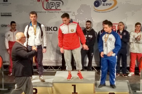 Представитель Могилевщины выиграл «золото» на первенстве Европы по классическому пауэрлифтингу