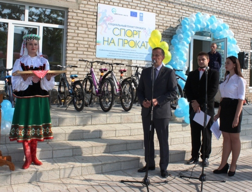 Социальный пункт проката спортивно-туристического инвентаря открыли в Кличеве