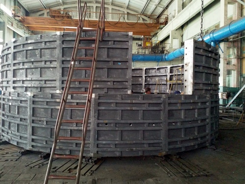 На «Строммашине» приступили к изготовлению тюбинговых крепей для  Нежинского ГОКа