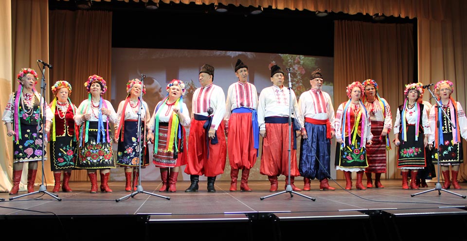 Клуб по интересам «Дніпровські зорі» и объединение украинцев «Дніпро» Могилева отпраздновали 15-летие. Фото