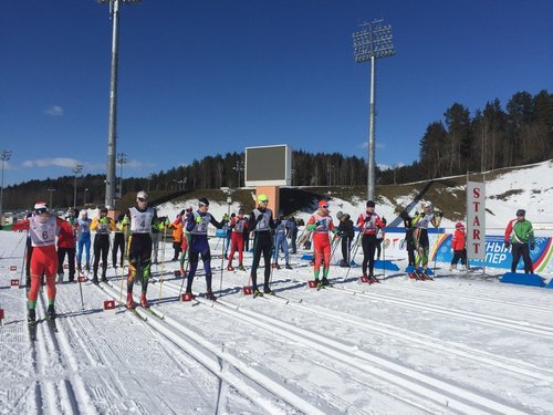 Команды МГУ им. А. Кулешова и БРУ стали призерами республиканской универсиады по лыжным гонкам