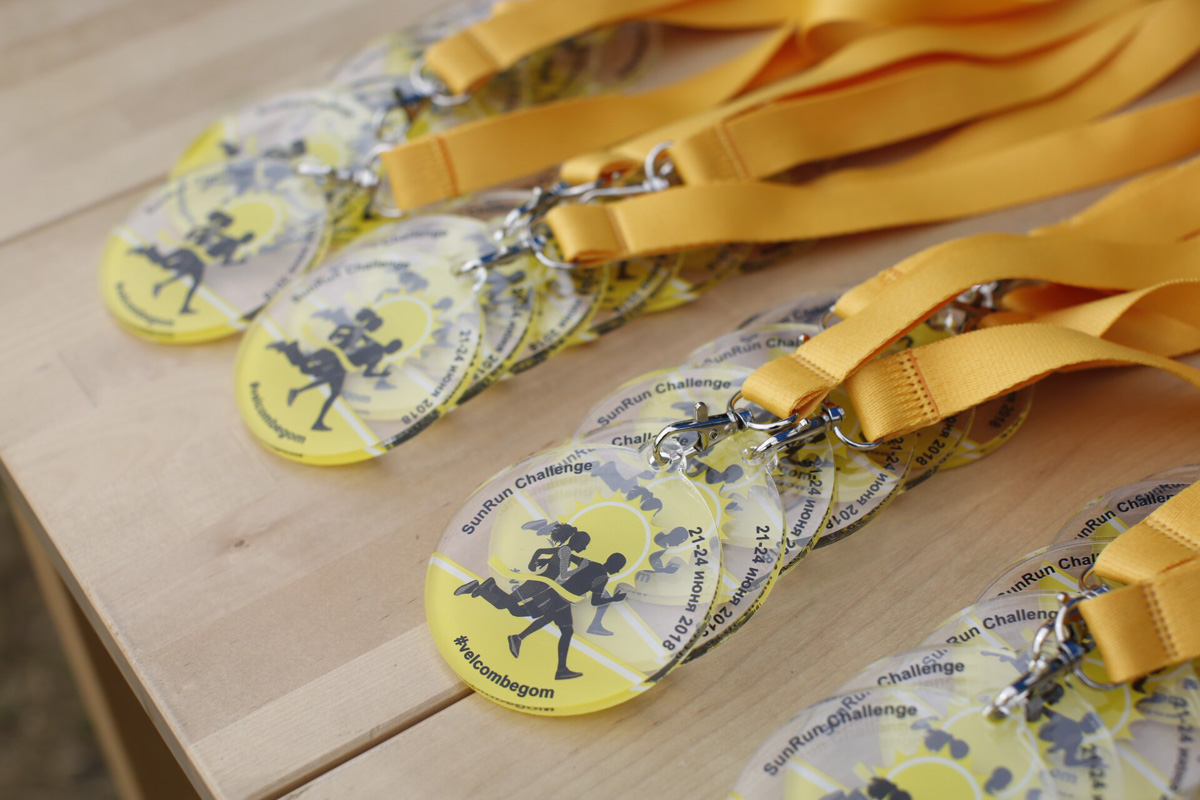 Стартовал благотворительный забег в помощь «солнечным» детям